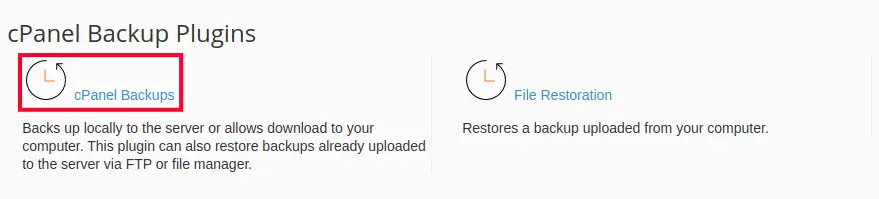 Backup Plugin