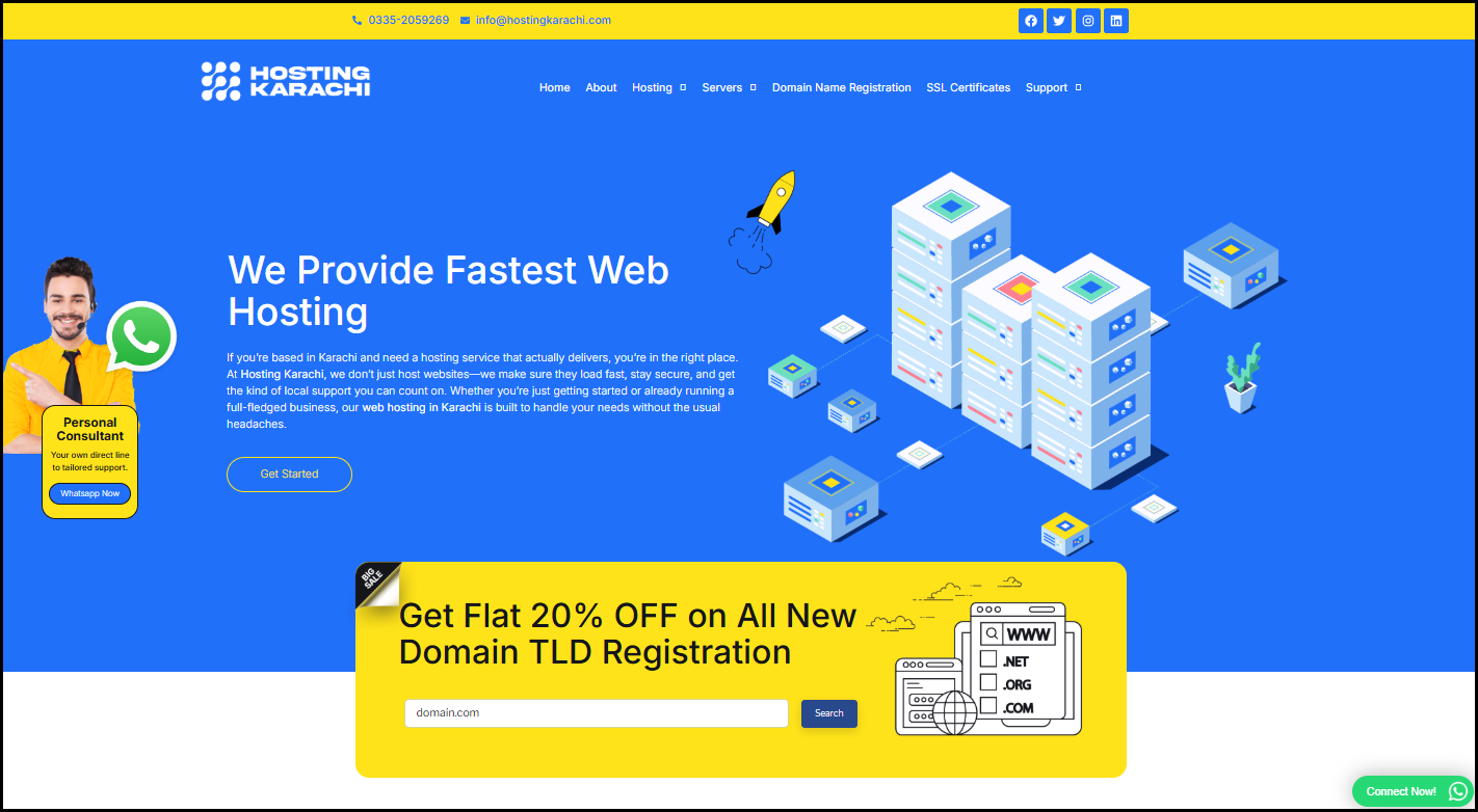 Top 10 Email Web Hosting Companies in Karachi